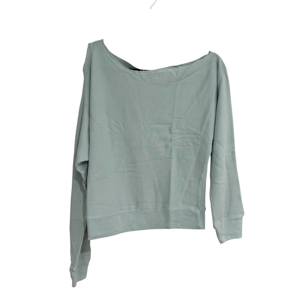 Lanston Women’s Long Sleeve Sage Green Cold/Off the Shoulder Top Sz XS NWT